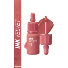 Peripera Yüksek Pigmentli, Kadife Görünümlü, Gün Boyu Kalıcı Tint PERIPERA Ink Velvet (#40 Calm Rosy)