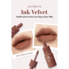 Yüksek Pigmentli, Kadife Görünümlü, Gün Boyu Kalıcı Tint PERIPERA Ink Velvet (#43 Cafeine Nude)