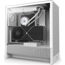 Nzxt H5 Flow 2024 CC-H52FW-01 2 Fanlı Atx Beyaz Bilgisayar Kasası