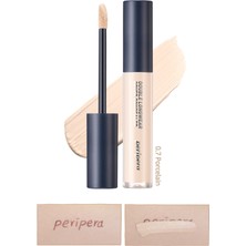 Hafif Yapılı Gün Boyu Yüksek Kapatıcı PERIPERA Double Longwear Cover Concealer (0.7 Porcelain)