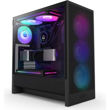 Nzxt H5 Flow Rgb 2024 CC-H52FB-R1 F360 Rgb Fanlı Atx Siyah Bilgisayar Kasası