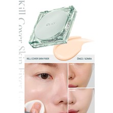 Gün Boyu Kalıcı Mat Cushion Fondöten CLIO Kill Cover Skin Fixer Cushion (19N Porcelain) SPF50+ PA+++