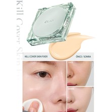 Gün Boyu Kalıcı Mat Cushion Fondöten CLIO Kill Cover Skin Fixer Cushion (19W Vanilla) SPF50+ PA+++