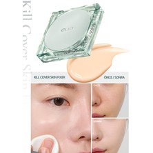 Gün Boyu Kalıcı Mat Cushion Fondöten CLIO Kill Cover Skin Fixer Cushion (21N Linen) SPF50+ PA+++