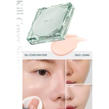 Gün Boyu Kalıcı Mat Cushion Fondöten CLIO Kill Cover Skin Fixer Cushion (17C Fair) SPF50+ PA+++