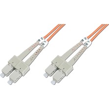 Beek SC-SC Fiber Optik Patch Kablo, Multimode OM 1 62.5/125 Duplex, 3.0mm, LSZH, 5 metre