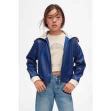 Nk Kids 37802 Kız Çocuk Indigo Azul Ceket