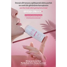 MISSHA Ton Eşitleyici Aydınlatıcı Stick Güneş Koruması A'pieu Power Block Tone Up Sunstick (Pink)