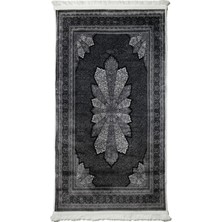 Linada Carpet Pamuk Taban Klasik Desenli Dijital Baskılı Bambu Seccade - LBS332