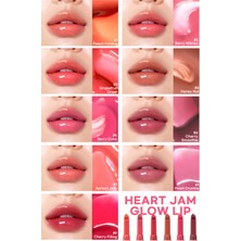 Yoğun Nemlendirici, Parlak Bitişli Balm PERIPERA Heart Jam Glow Lip (6 Cherry Smoothie)