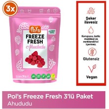 Pol's Freeze Fresh Ahududu 16 g x 3 Adet Freeze Dry Dondurularak Kurutulmuş Meyve