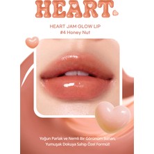 Yoğun Nemlendirici, Parlak Bitişli Balm PERIPERA Heart Jam Glow Lip (4 Honey Nut)