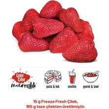 Pol’s Freeze Fresh Çilek 15 g x 1 Adet, Vişne 25 g x 1 Adet , Böğürtlen 20 g x 1 Adet Freeze Dry Dondurularak Kurutulmuş Meyve