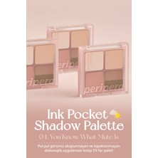 PERIPERA Mat, Parıltılı Tonlarda 5'li Far Paleti Peripera Ink Pocket Shadow Palette