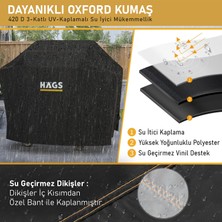 Haegs Bbq Mangal Koruma Örtüsü - Barbekü Grill Brandası Su Geçirmez 147-61-122 cm