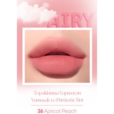 Uzun Süre Kalıcı ve Hafif Formüllü, Kadife Bitişli Tint PERIPERA Ink Airy Velvet (26 Apricot Peach)