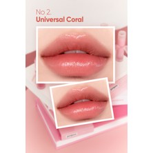 Doğal Tonlarda, Uzun Süre Kalıcı, Işıltılı Tint PERIPERA Water Bare Tint (02 Universal Coral)