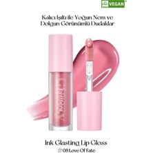 Dudaklara Dolgun ve Işıltılı Görünüm Sunan Gloss PERIPERA Ink Glasting Lip Gloss (8 Love Of Fate)