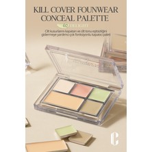 Kremsi Dokuya Sahip Concealer Paleti CLIO Kill Cover Founwear Conceal Palette (Delight)