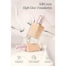 Kalıcı Kapatıcılık ve Yoğun Işıltı Sunan Fondöten Clio Kill Cover High-Glow Foundation (4 Ginger)