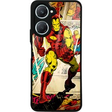 S-Case Vivo Y18 Iron Man Demir Adam Tasarımlı Glossy Telefon Kılıfı