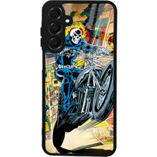 S-Case Samsung A16 Hayalet Sürücü Tasarımlı Glossy Telefon Kılıfı