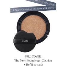 Kalıcı, Kapatıcı Cushion CLIO Kill Cover The New Founwear Cushion + Refill (5 Sand) SPF50+PA+++