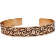 Efemir Lazer Motifli, Dualı Bakır Bileklik