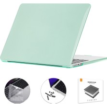 Digital Computer Home Macbook Air 15 INÇ(2023)A2941/A3114(ABD Versiyonu)Laptop Sert Pc Kılıfı Tpu Klavye Filmi + Toz Geçirmez Fişler-Açık Yeşil (Yurt Dışından)