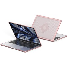 Digital Computer Home Dux Ducıs Lcgh Serisi MacBook Air 15 INÇ(2024)/(2023)KILIF Tpu+Pc Dizüstü Koruyucu Kapak-Pembe (Yurt Dışından)