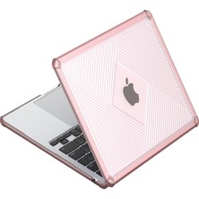 Digital Computer Home Dux Ducıs Lcgh Serisi MacBook Air 15 INÇ(2024)/(2023)KILIF Tpu+Pc Dizüstü Koruyucu Kapak-Pembe (Yurt Dışından)