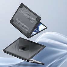 Digital Computer Home MacBook Air 13 INÇ(2024)/(2022) Için Dux Ducıs Lcgh Serisigeometrik Çizgiler Düşmeyi Önleyici Kılıf Tpu+Pc Laptop Kapağı-Siyah (Yurt Dışından)