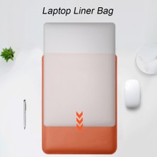 Digital Computer Home 15 Inç/15.6 Inç Dizüstü Bilgisayar Saklama Çantası Pu Deri Çok Fonksiyonlu Mouse Pad Dizüstü Bilgisayar Kol Seti-Gül Altın (Yurt Dışından)