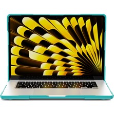 Digital Computer Home Macbook Air 15 INÇ(2023)M2 A2941/(2024)A3114 M3 Stand Tasarımı Dizüstü Bilgisayar Çizilmez Sert Pc Kapağı-Bebek Mavisi Için Laptop Çantası (Yurt Dışından)