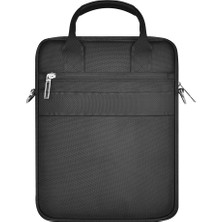 Digital Computer Home Wıwu Hali Dikey Katmanlı Çanta 14 Inç Dizüstü Bilgisayar Çantası Omuz Çantası Polyester + Pu Deri Messenger Tote Çanta (Yurt Dışından)