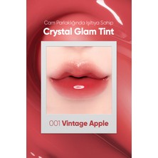 Yapışkanlık Hissi Vermeyen Yoğun Işıltılı Tint CLIO Crystal Glam Tint (01 Vintage Apple)