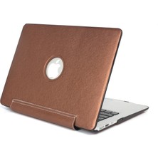 Digital Computer Home Macbook 13.3 RETINA(A1425/A1502)-COFFEE Için Isı Dağıtımı Delikli Şık Pu Deri+Pc Dizüstü Koruyucu Kılıf (Yurt Dışından)