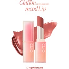 Yumuşak Dokulu, Hafif Mat Görünüm Sunan Ruj CLIO Chiffon Mood Lip (10 Fig Millefeuille)