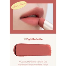 Yumuşak Dokulu, Hafif Mat Görünüm Sunan Ruj CLIO Chiffon Mood Lip (10 Fig Millefeuille)