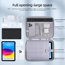 Digital Computer Home 180 Derece Açılır 13 Inç Dizüstü Bilgisayar Çantası Su Geçirmez Naylon Çizilmez Taşıma Kesesi-Pembe (Yurt Dışından)