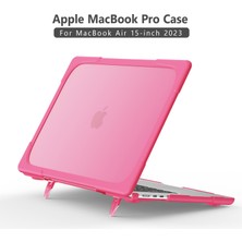 Digital Computer Home Macbook Air 15 INÇ(2023)M2 A2941/(2024)A3114 M3 Stand Tasarımı Dizüstü Bilgisayar Anti-Scratch Sert Pc Kapağı-Gül Laptop Çantası (Yurt Dışından)