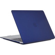 Digital Computer Home MacBook Air 13.3inç Retina Ekran A2337 M1(2020)/AIR 13.3inç Retina Ekran A2179(2020) Için Mat Plastik Ön ve Arka Kapak Koruma Kılıfı Kabuğu -Siyah Mavi (Yurt Dışından)