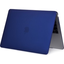 Digital Computer Home MacBook Air 13.3inç Retina Ekran A2337 M1(2020)/AIR 13.3inç Retina Ekran A2179(2020) Için Mat Plastik Ön ve Arka Kapak Koruma Kılıfı Kabuğu -Siyah Mavi (Yurt Dışından)