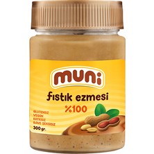 Muni %100 Fıstık Ezmesi, 300 g