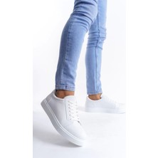 Aradım Taradım SLW165 Elite Cilt Erkek Günlük Sneaker Ayakkabı Bt Beyaz