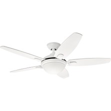 HUNTER FAN Hunter - Contempo Beyaz - 132 Cm. Aydınlatmalı ve Uzaktan Kumandalı Tavan Vantilatörü