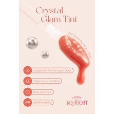 Yapışkanlık Hissi Vermeyen Yoğun Işıltılı Tint CLIO Crystal Glam Tint (15 Grooming Peach Opal)