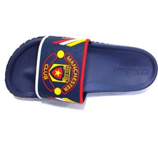 Calx Manchester Lacivert Sarı Kırmızı Anatomik Comfort Terlik