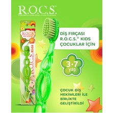 Rocs Kids Çocuk Diş Fırçası 3-7 Yaş - Yeşil