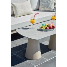 Erinöz Toscana Bahçe Balkon Oturma Grubu 3+1+1+Seramik Sehpa